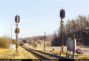 C&O signal: Nicelytown (EB)